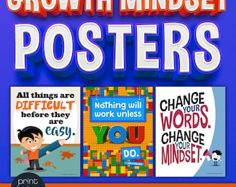 Growth Mindset Posters • Growth Mindset • Teacher Notes • Growth Mindset Materials • Teaching Materials • Classroom Posters