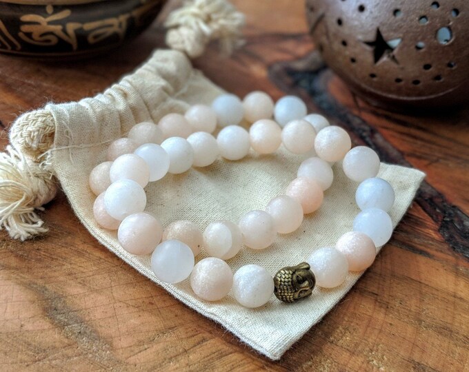 10mm Orange Aventurine Semi-Precious Gemstone Bracelet