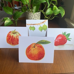Cartes de voeux de fruits