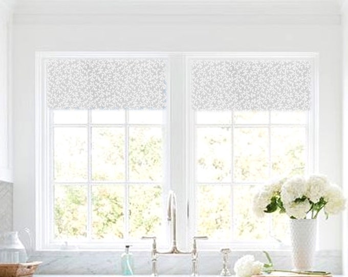 Gray Valance.grey Kitchen Valance.white Arrow Valance - Etsy