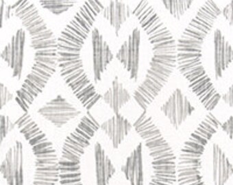 May include: A white and gray geometric pattern with a diamond shape design. The pattern is made up of thin, vertical lines that create a textured look.