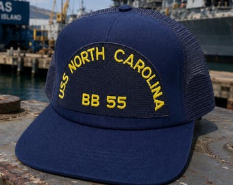 USS Germantown LSD-42 Badge Baseball Cap Hat Hook & Loop Closure