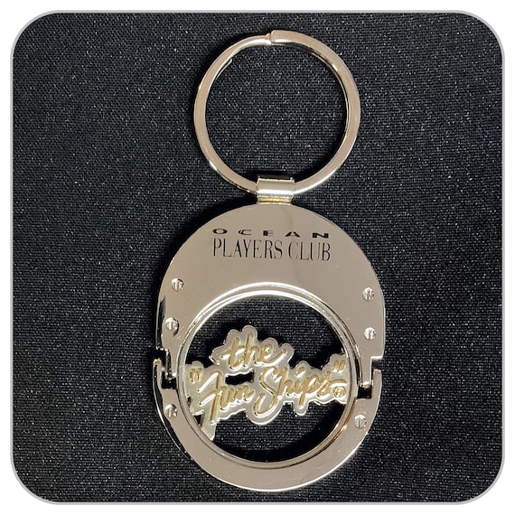 Ocean Players Club Casino Chip Holder Key Chain, the Fun Ships