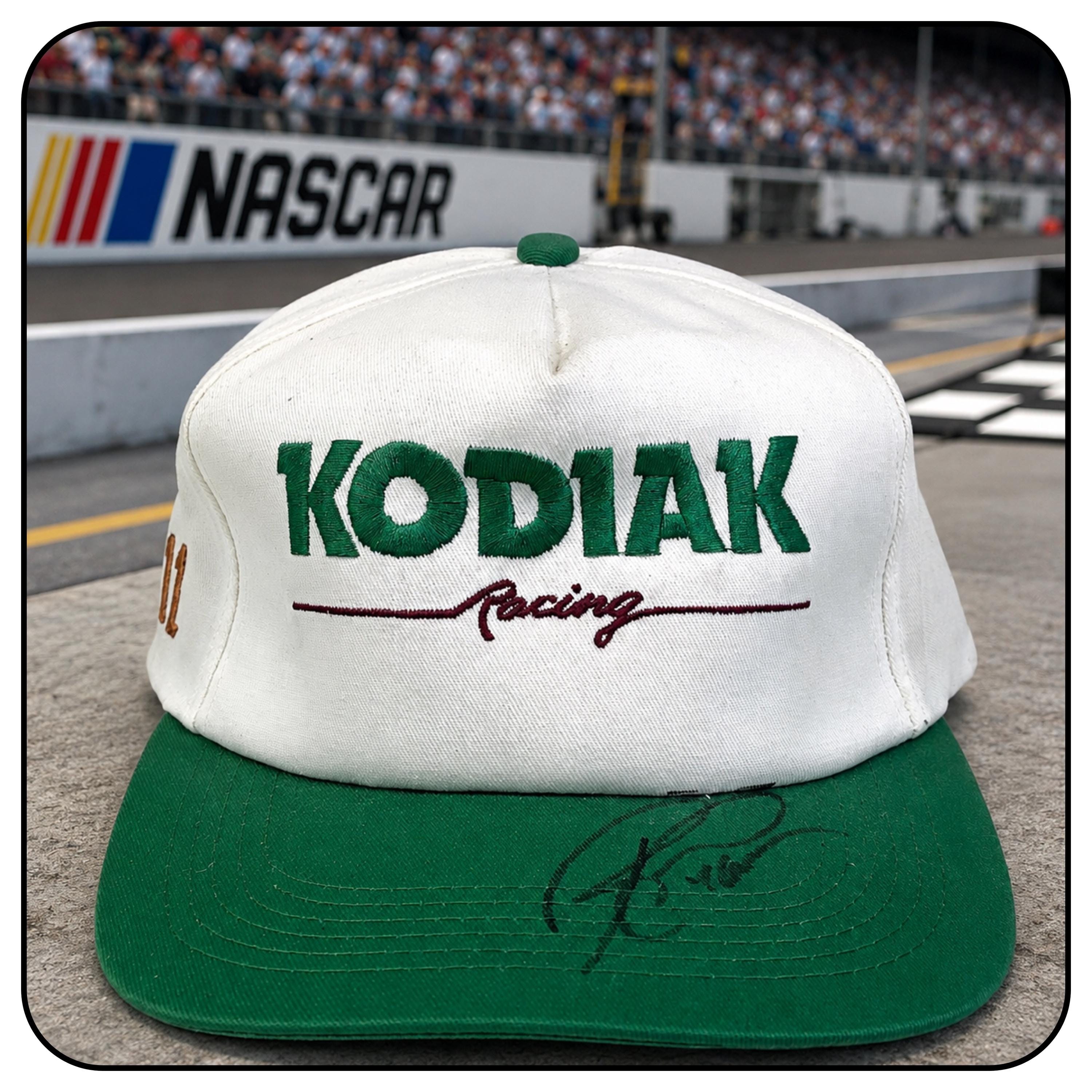 Ricky Craven Signed Vintage Kodiak NASCAR Racing Hat - Etsy