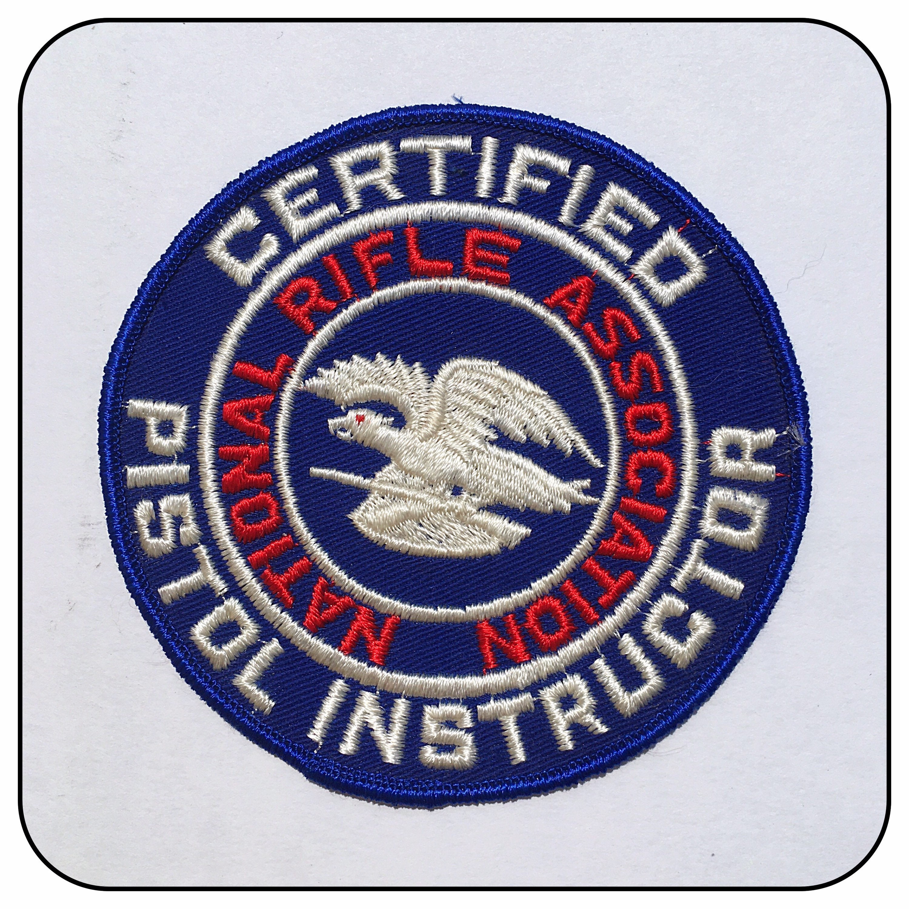 Vintage NRA Police Firearms Instructor Patch 