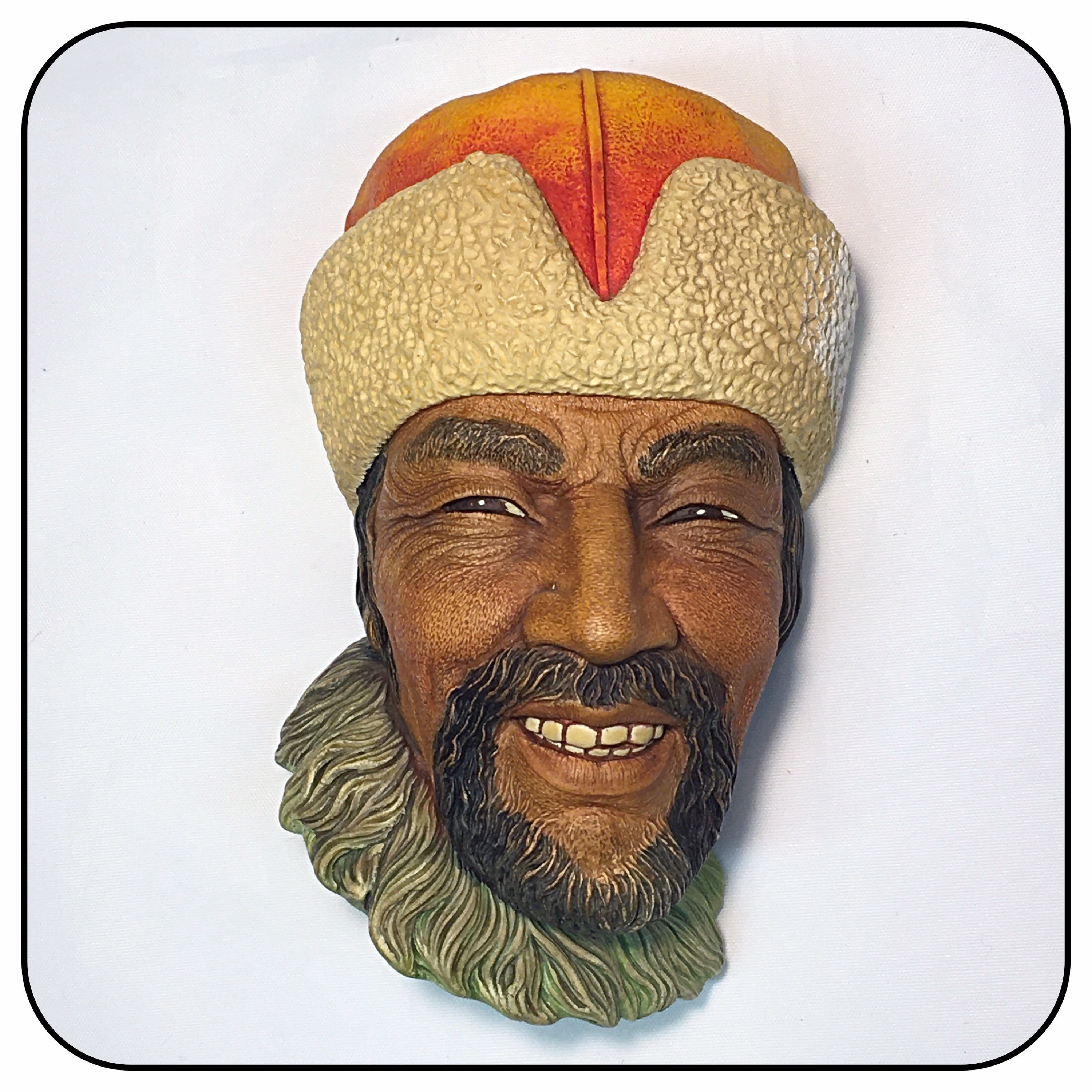 イギリス製ビンテージbosson heads Bosson Chalkware Head 