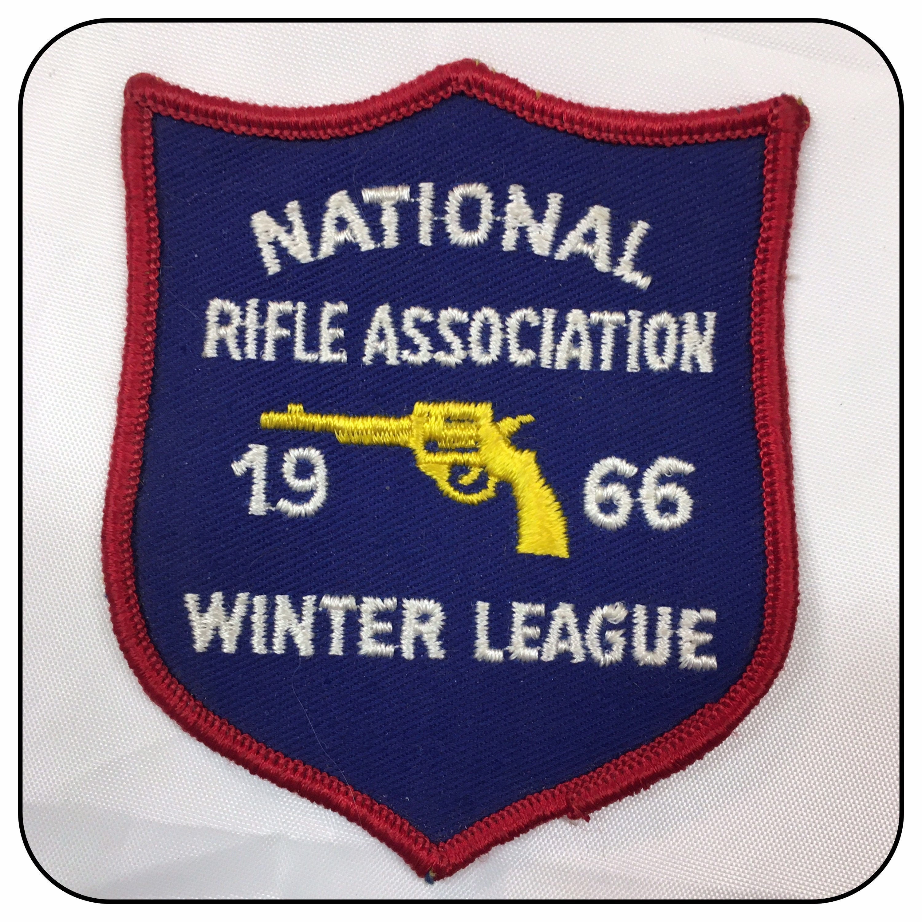 NEW EMBROIDERED NATIONAL RIFLE ASSOC Pistol Championship PATCH  NRA  4" Rare 