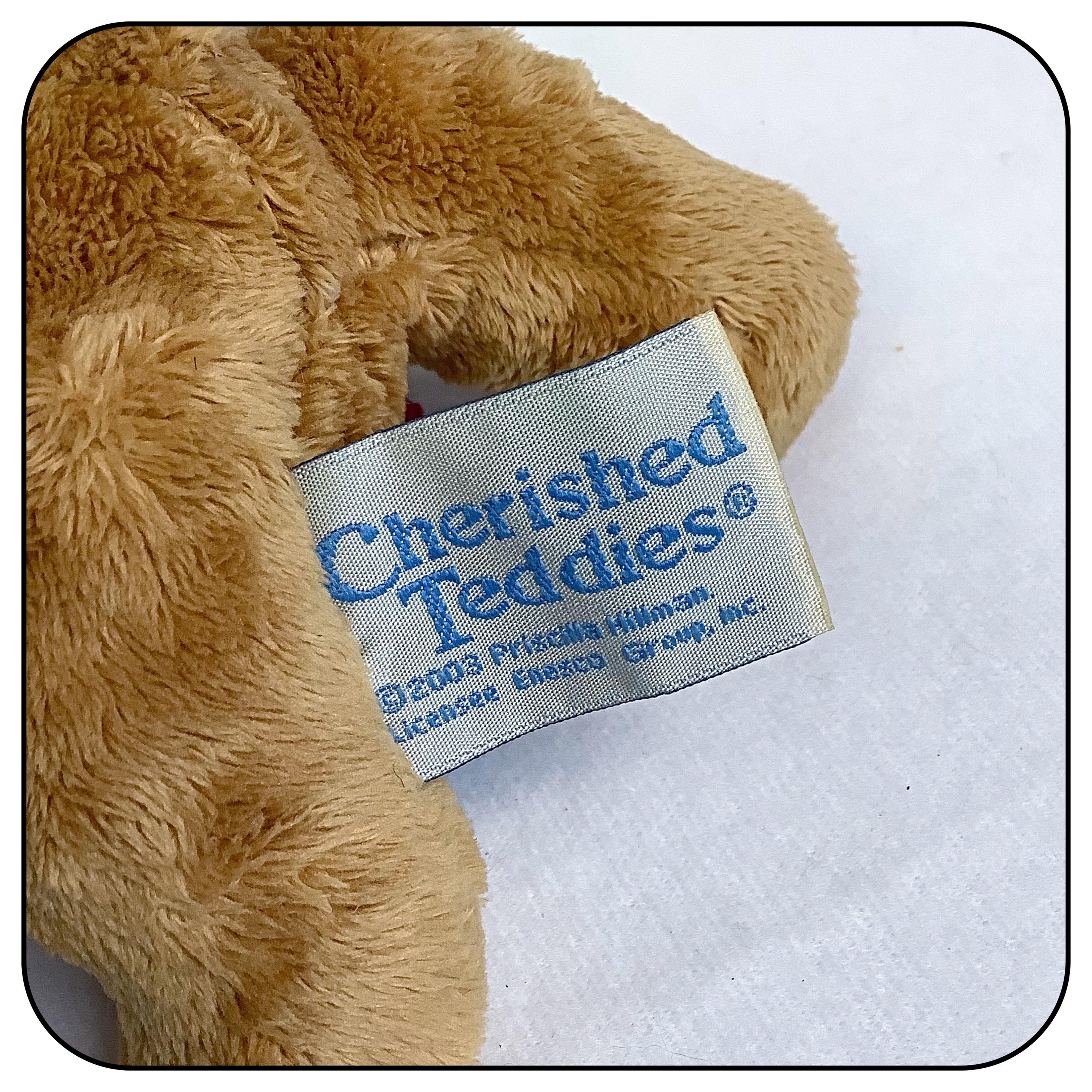 Cherished Teddies 6 Inch Mini Plush Bear With Winter Hat and Scarf