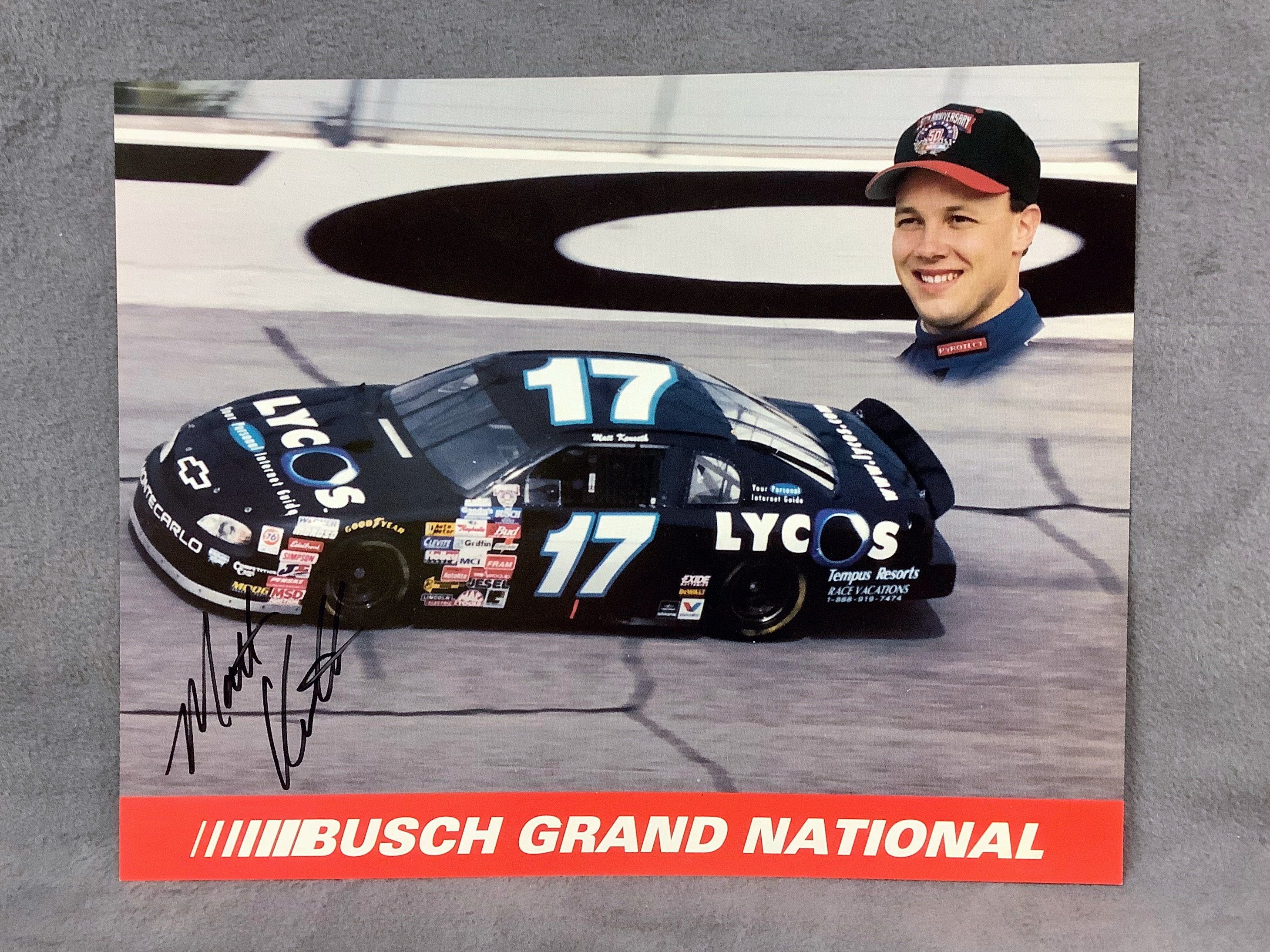 Matt Kenseth Signed 1998 #17 Lycos NASCAR Bush Grand National