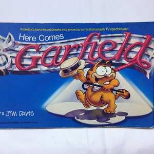 Here Comes Garfield Vintage Full Color Book by Jim Davis, First Edition 1982 Ballentine Softcover Book, First Garfield Book