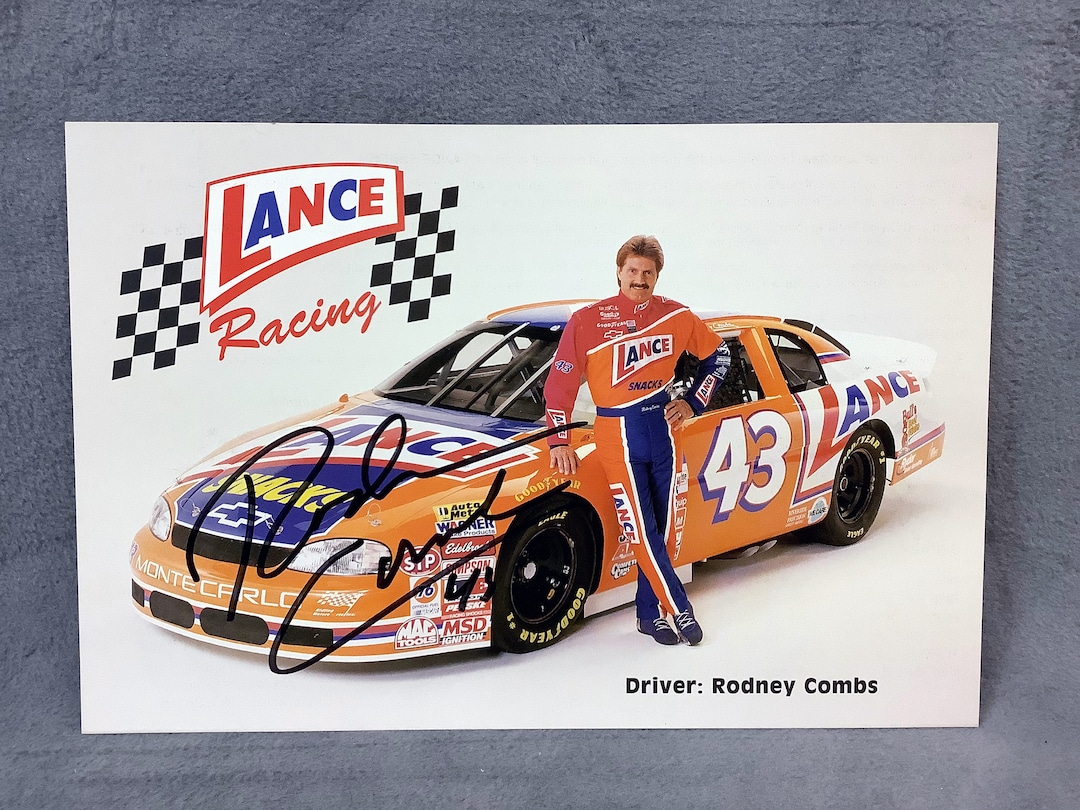 Rodney Combs Signed 1997 NASCAR Bush Grand National Series #43