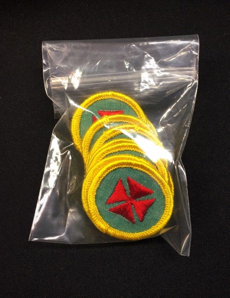 Cadette Girl Scout Badges Lot First Aid Patch 1960's Red Etsy
