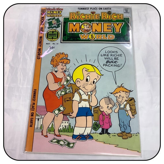 Richie Rich the Poor Little Rich Boy MONEY WORLD May - Etsy Richie Rich the Poor Little Rich Boy MONEY WORLD May - Etsy