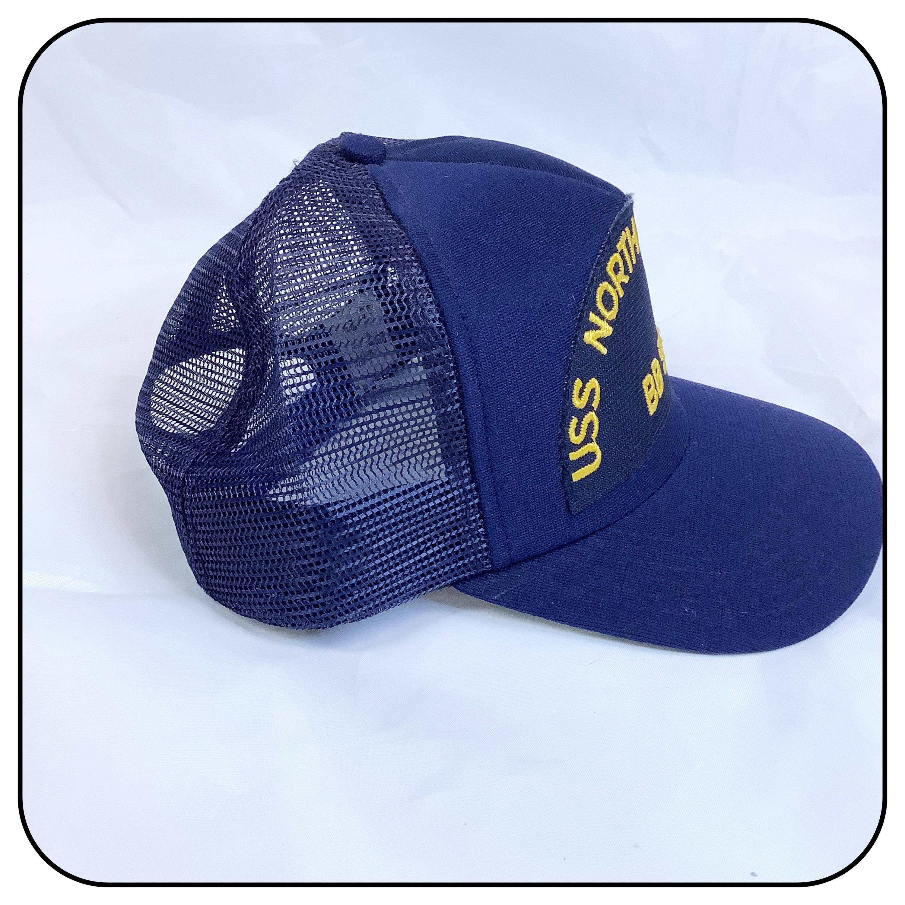 USS North Carolina 88-55 Navy Ship Embroidered Adjustable Snap