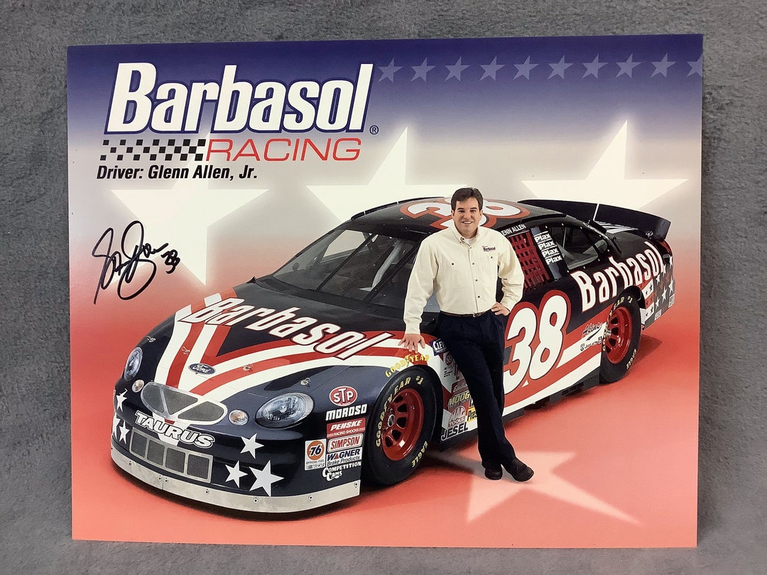 Glenn Allen Jr. Signed 1999 NASCAR Bush Grand National Series #38