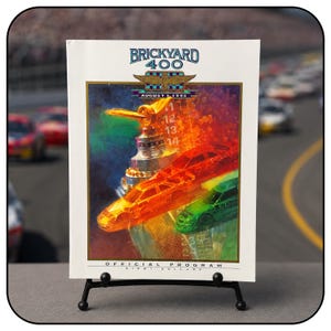 1995 Indianapolis Motor Speedway Brickyard 400 Offical Program, Collectible NASCAR  Racing Program, Indy Motor Speedway Memorabilia