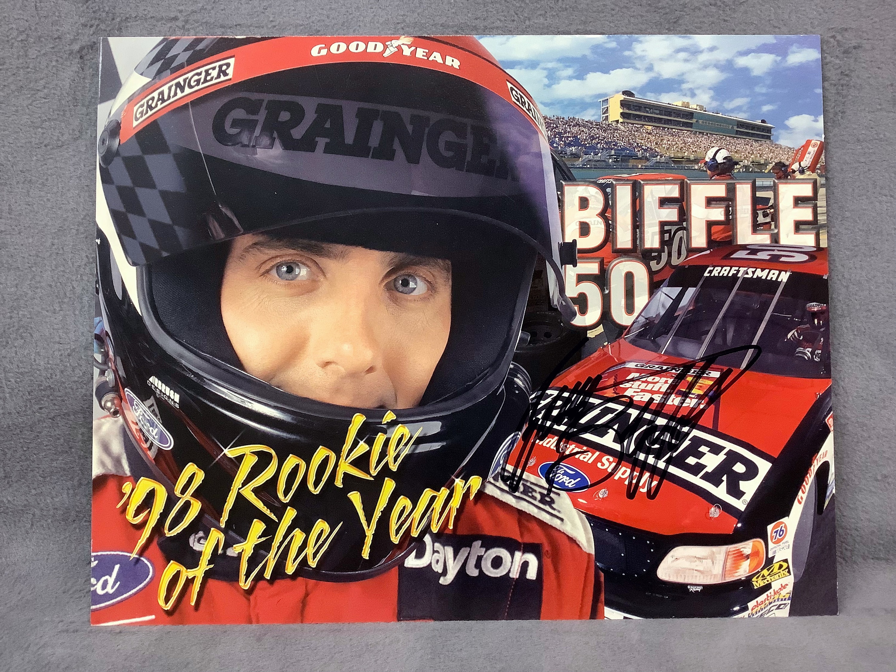 Gregg Biffle Signed 1999 NASCAR Craftsman Truck Series #50