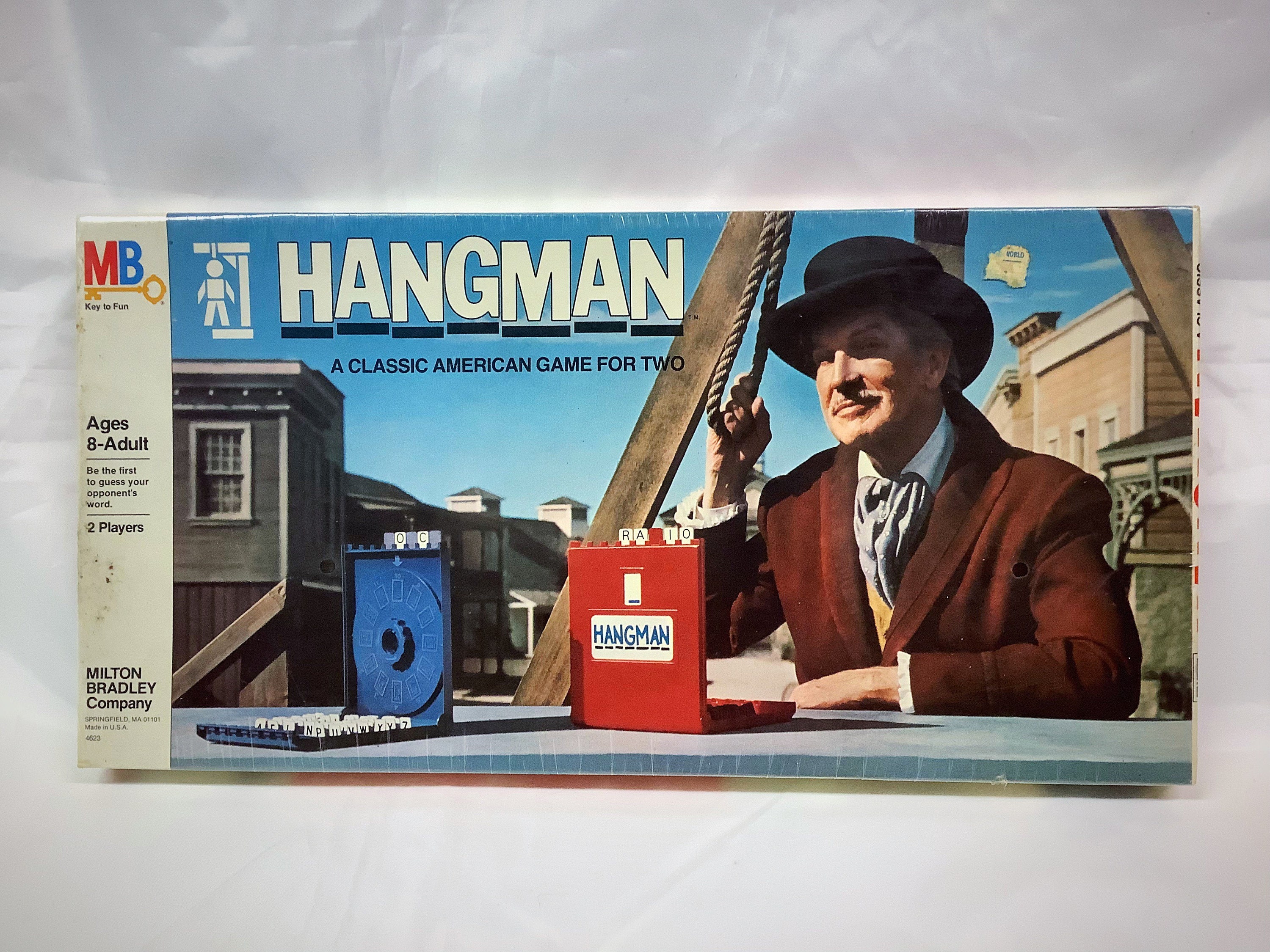  Milton Bradley 1988 Hangman Board Game : Toys & Games