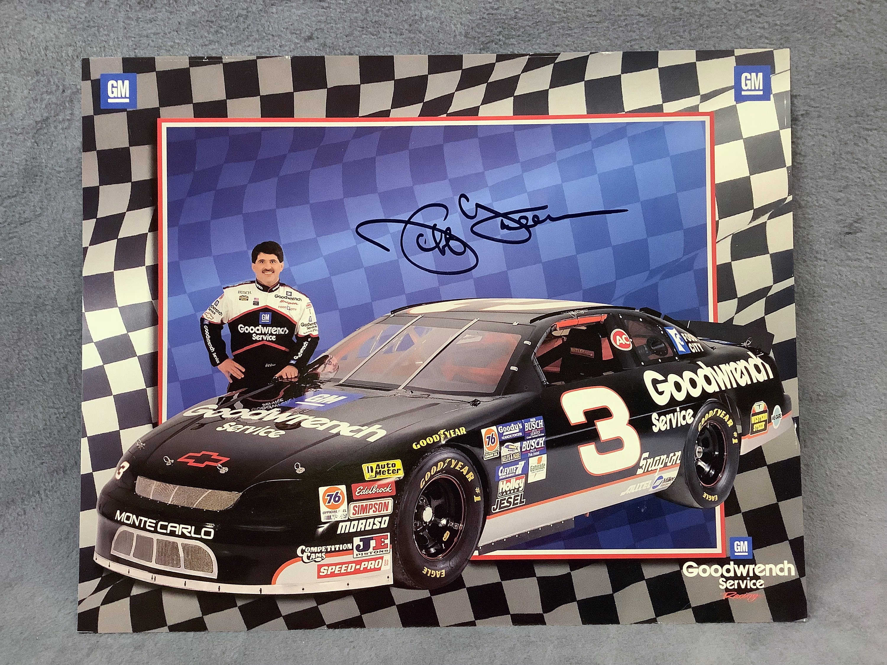 襤*読様 最終価格オークション 60's usa製 シングルフェイス ジップフー Jeff Green Signed 1996 NASCAR Bush Grand National Series #3