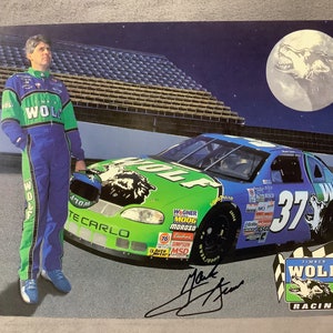 Mark Green Signed 1998 NASCAR Bush Grand National Series #37 Timber ...