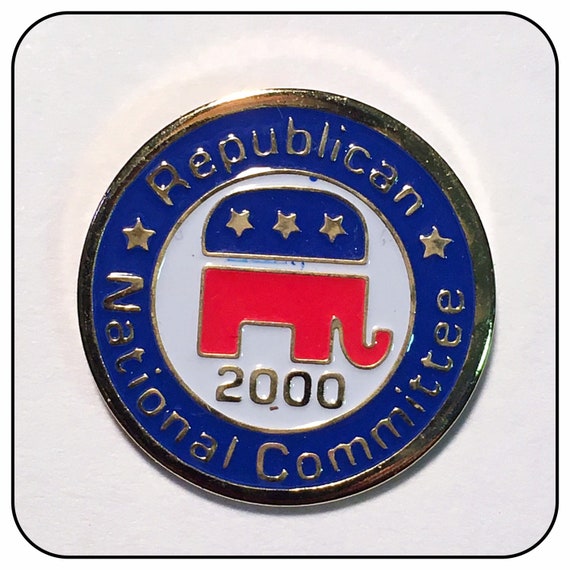 Vintage Republican National Committee Enamel Pins… - image 2