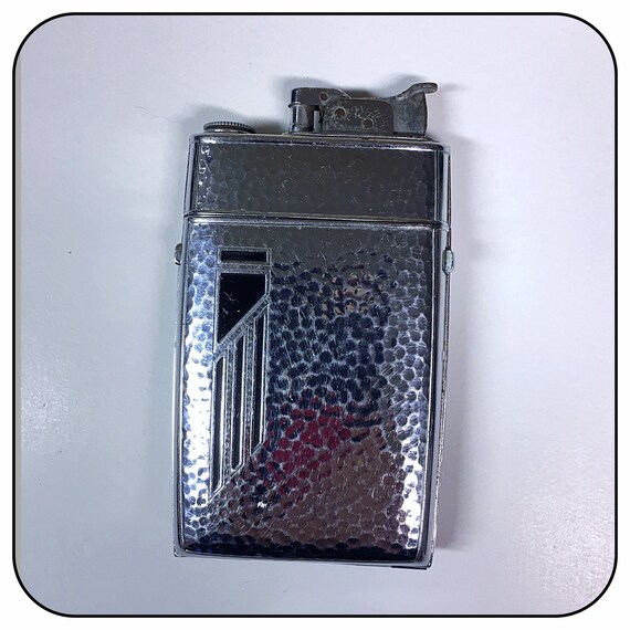 Embossed Silver Lighter Case Cigarette Lighter Case Antiqued 
