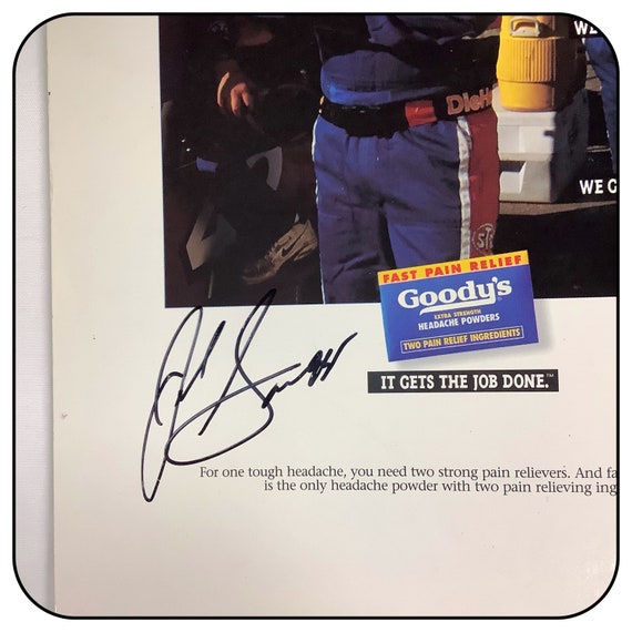 Signed 1996 Winston Cup Preview Official Program & Autograph Book