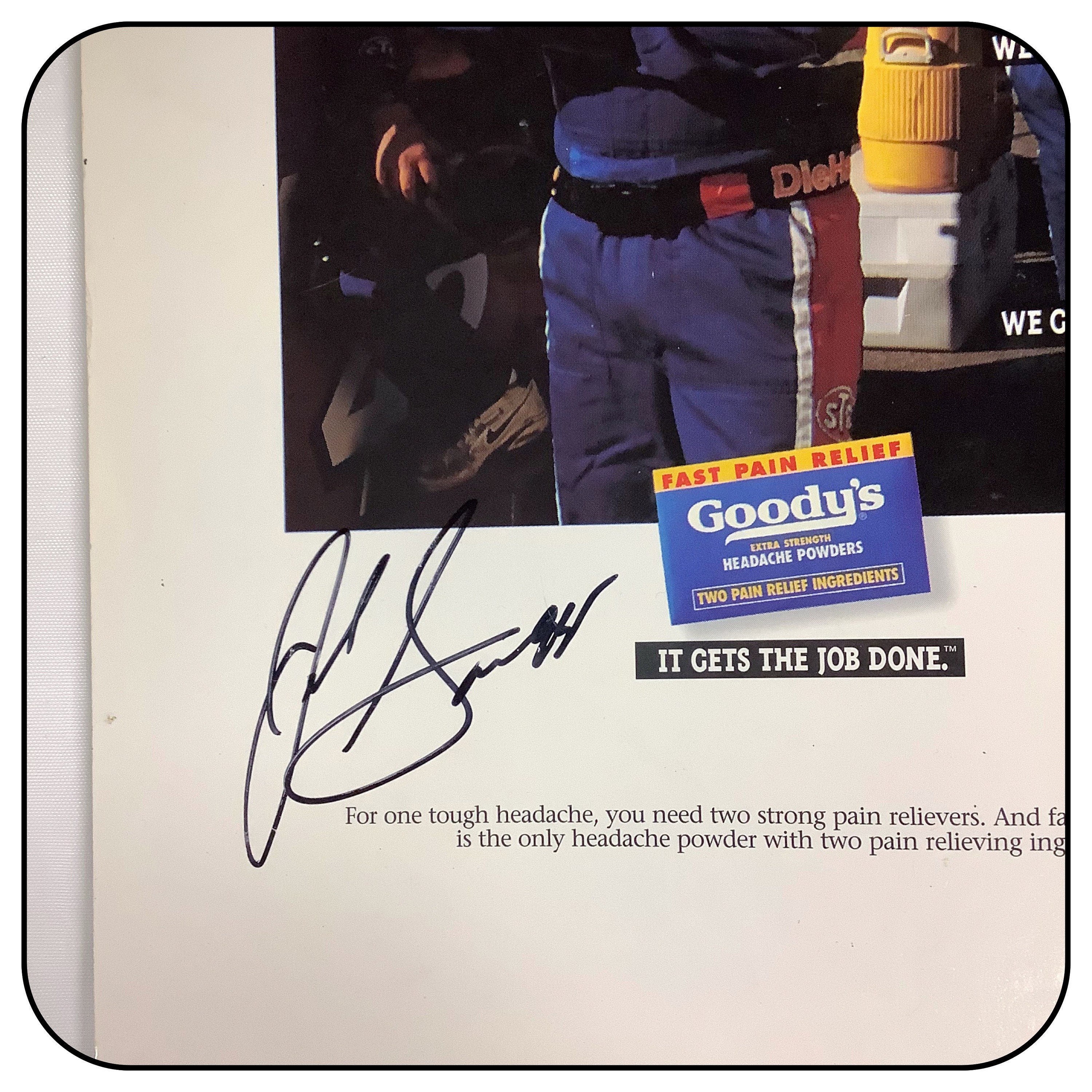 Signed 1996 Winston Cup Preview Official Program & Autograph Book