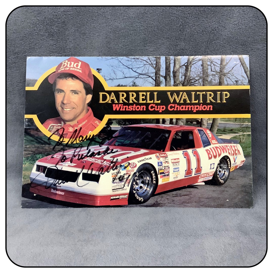 Darrell Waltrip Autographed 1986 Winston Cup Champion #11 Darrell Waltrip Autographed 1986 Winston Cup Champion #11