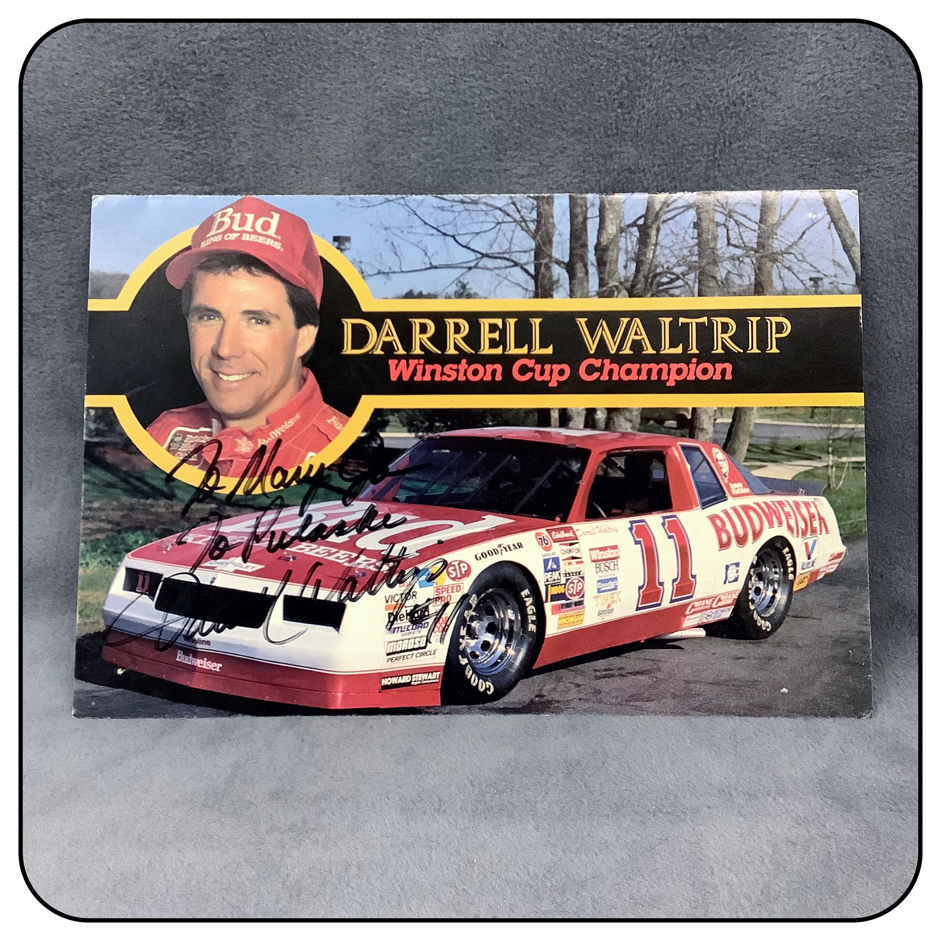 Darrell Waltrip Autographed 1986 Winston Cup Champion #11