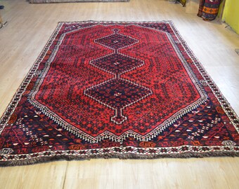 oushak rug handknotted rug AC 2041 turkish rug livingroom rug FREE SHIPPING 6.5 ft x 9.7 ft turkey wool rug oversize rug brown rug