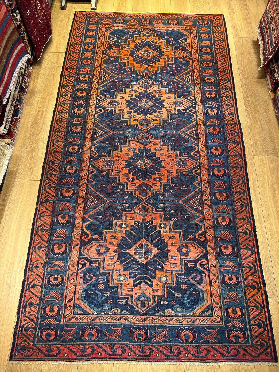 Sumac Rugs Antique Caucasian Sumac Rug: Handwoven Turkish Kilim (9.9 X 5 Ft) - Etsy