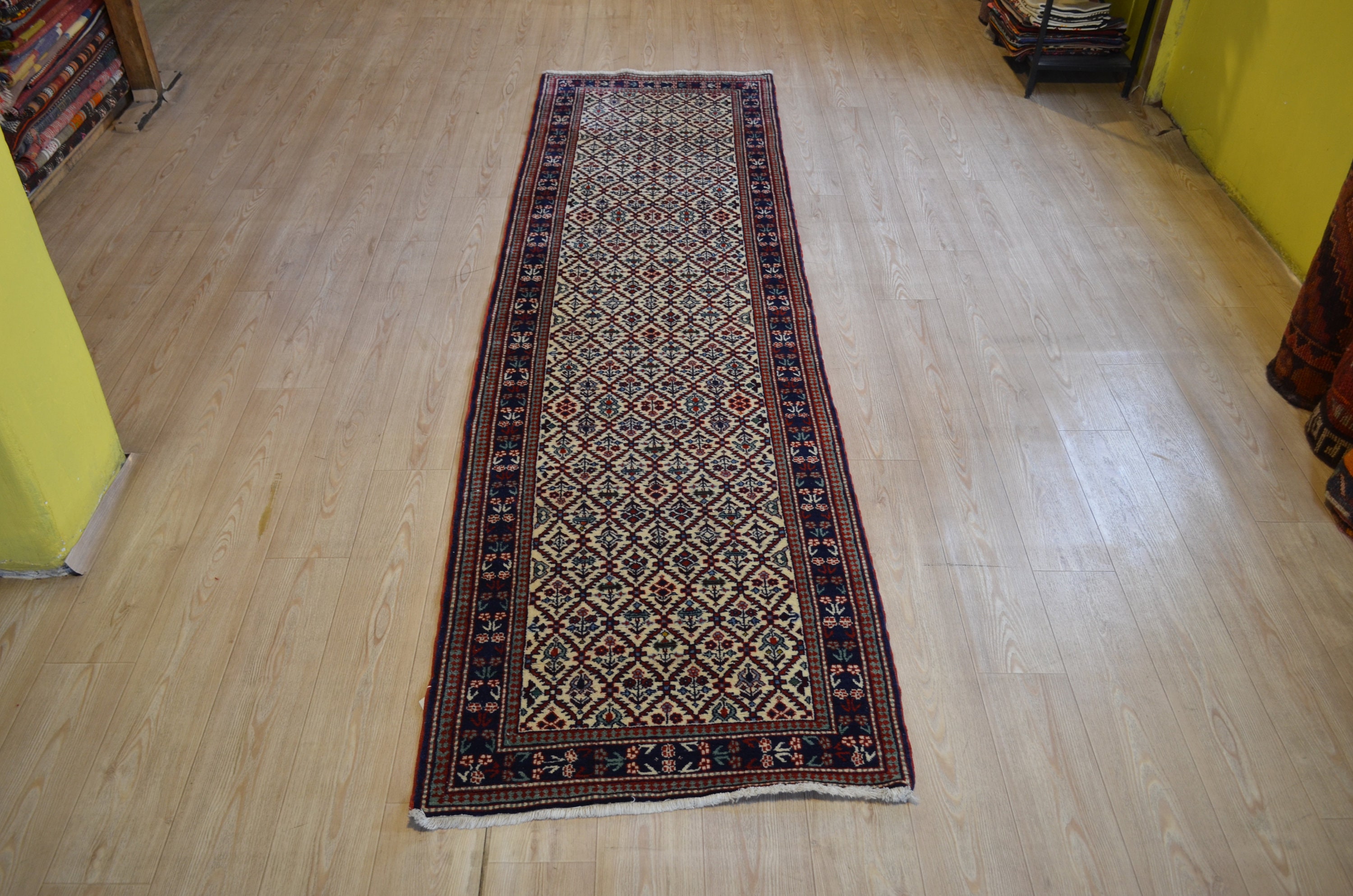 Vintage runner. Hallway carpet. Runner rug. Vintage carpet. Etsy