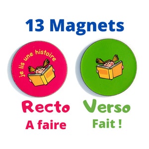 13 Montessori kinderroutinemagneten + rupsbord