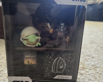 Set de figuras coleccionables Star Wars The Mandalorian y Grogu Fandrop SW03 NUEVO