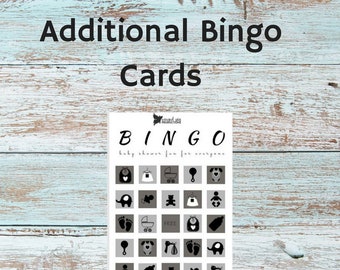 Additional Bingo Cards