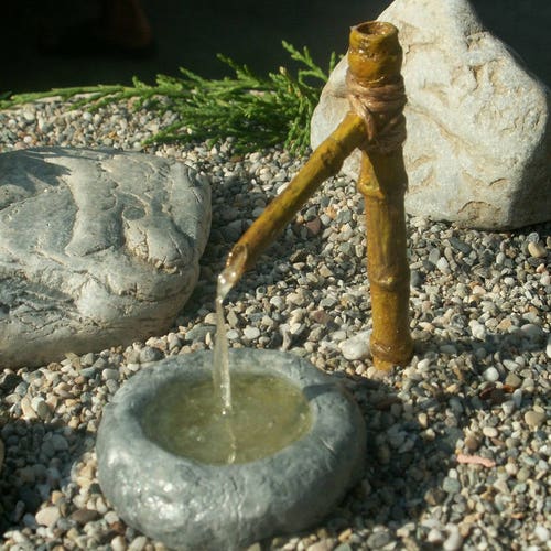 Dollhouse Miniature Japanese Fountain Tsukubai Garden Canada Dollhouse Miniature Japanese Fountain, Miniature Japanese Garden Figurines