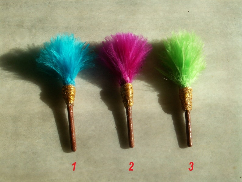 Dollhouse Miniature Feather Duster Dollhouse Accessories Etsy