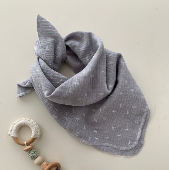 Musselin Neckerchief Spitcloth Fabric Diaper Headscarf Etsy