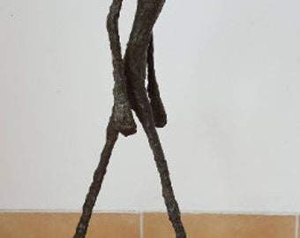 Amazing bronze sculpture "Walking Man" Giacometti figurine figure