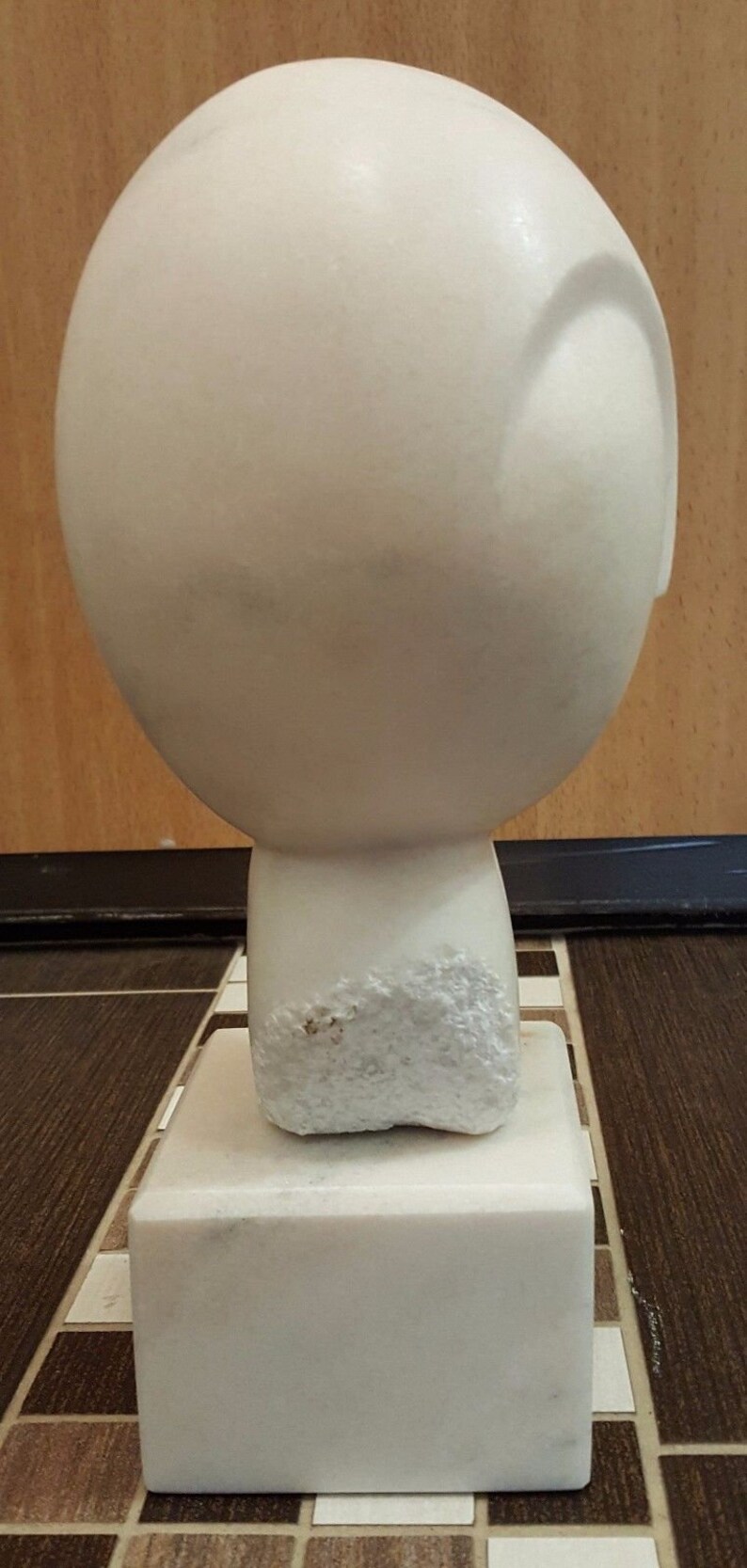 Marble Sculpture The head C. Brancusi Marble Base Figurine Figure image 4