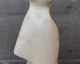 Marble Sculpture "Torse" Hans Arp Marble Base Figurine Figure