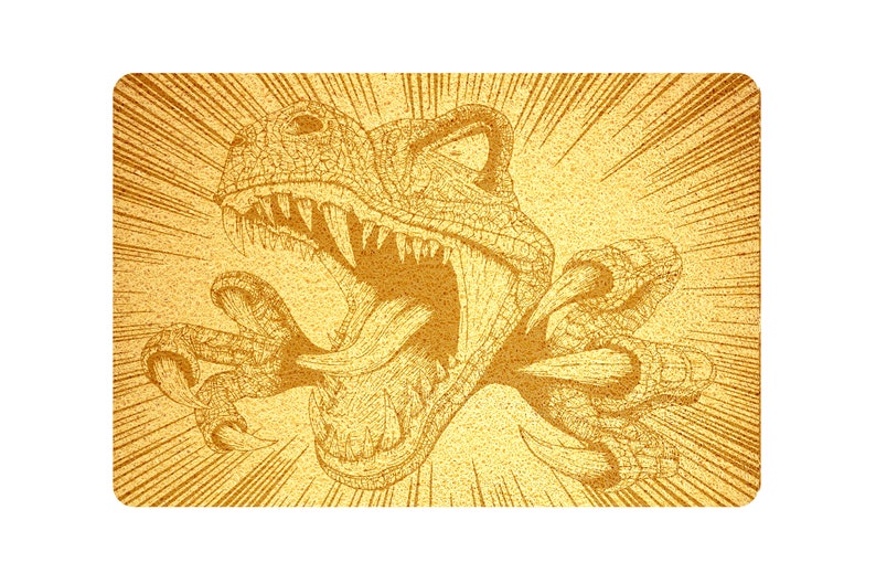 Coir Mat Jurassic World Doormat Front Door Mat Outdoor Rug Etsy