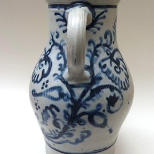 Westerwald salt glazed stoneware jug 19th century