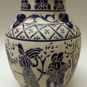 ビエンホア陶器の花瓶 ベトナム インドシナ 1930年 - Etsy 日本