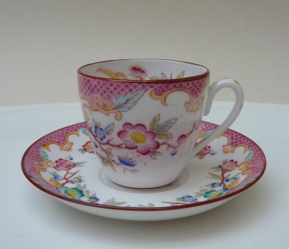 サルグミンヌミントン　NO.216 ソーサー Sarreguemines Minton Pattern 216 Demitasse Cup With Saucer - Etsy