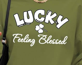 Día de San Patricio, trébol, suerte, sentimiento de bendición, cristiano, png (descarga digital)