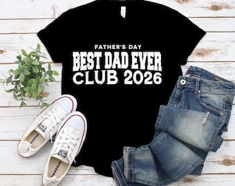 Dad Ever Club SVG PNG Distressed font (Digital Download)