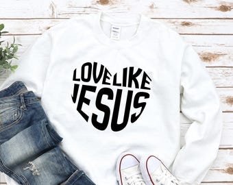 Christian Love Like Jesus PNG, Bible Verse TShirt Design (Digital Download)