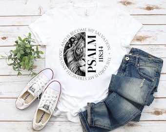 Lion of Judah Christian T-Shirt Design, Psalm 118 (Digital Download)